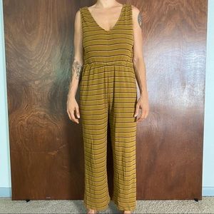 Beautiful organic honey brown striped jumper